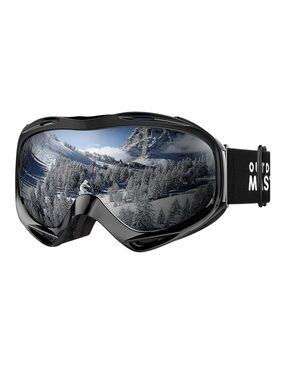 NWT Ski Goggles Face Mask with Mirrored Lens